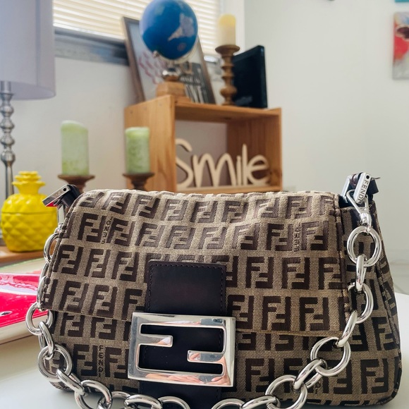 🌻SOLD🌻 Fendi mini mama zucca baguette - Picture 2 of 8